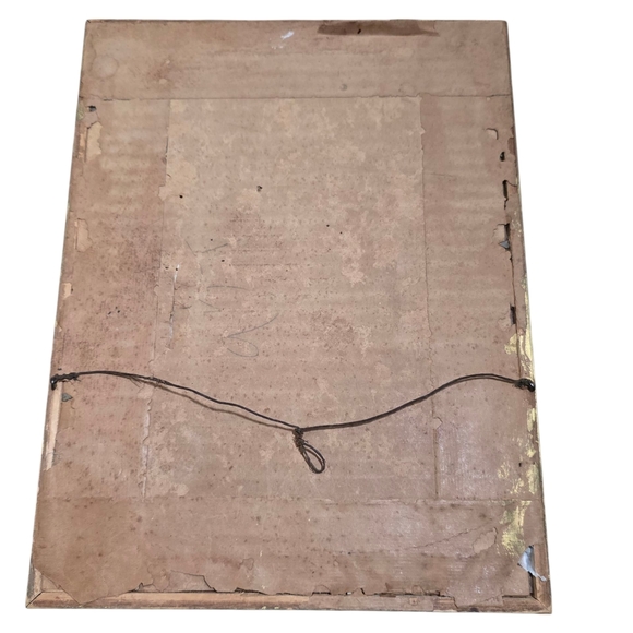 Vintage 8.5"×11" Print Of Boy & Dog Staring In Wonder at an Airplane Framed - Picture 5 of 7